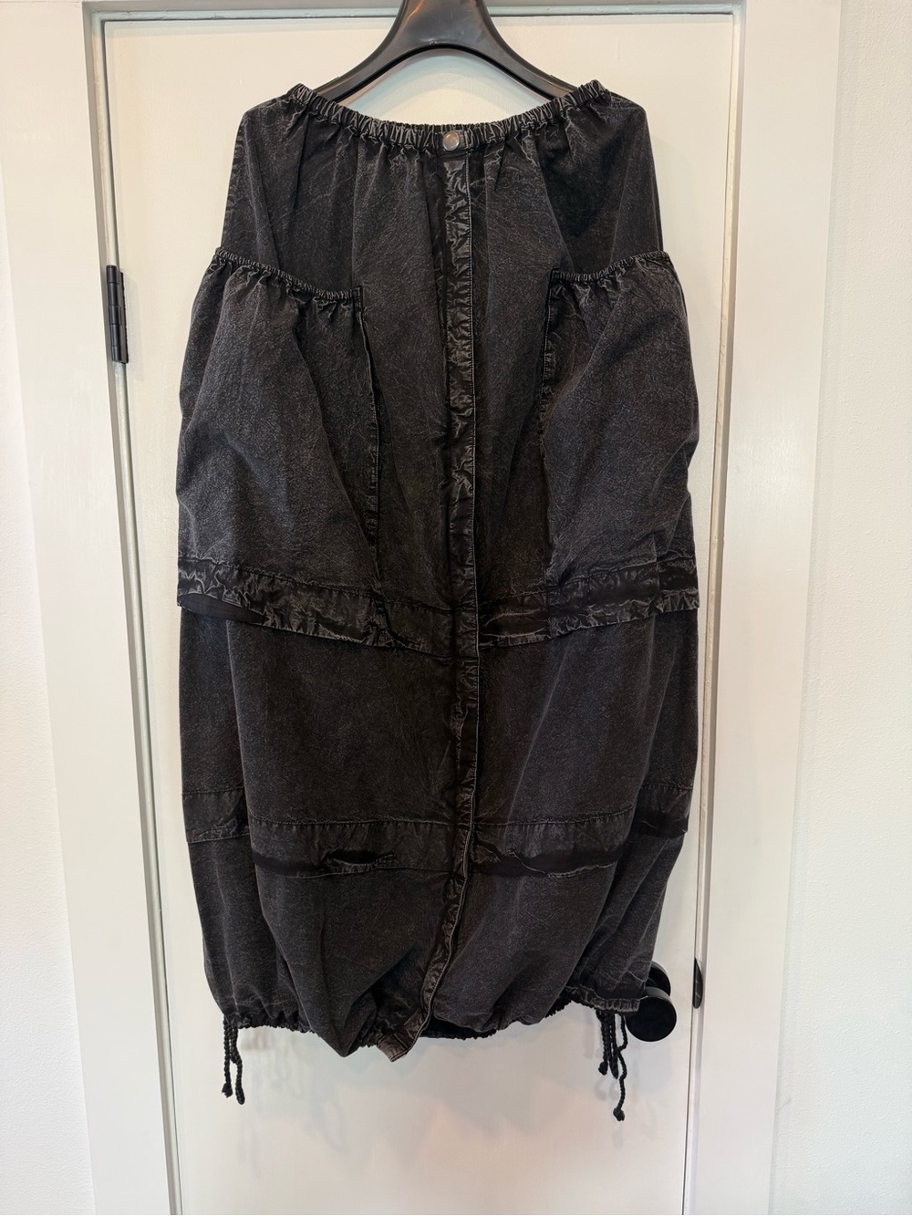 FREE PEOPLE Eloise Black Women's Parachute Maxi Skirt, XS (Will fit Small/Med) - Picture 11 of 15